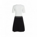 KARL LAGERFELD - Logo Knit Dress - 101 - B3W13039/101