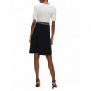 KARL LAGERFELD - Logo Knit Dress - 101 - B3W13039/101