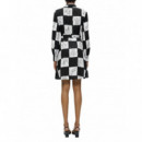 KARL LAGERFELD - Printed Fluid Wrap Dress - A48 - B3W13028/A48