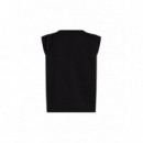 KARL LAGERFELD - Rsg Sleeveless T-shirt - 999 - B3W17073/999