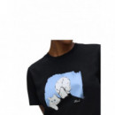 KARL LAGERFELD - Portrait Regular T-shirt - 999 - B3W17069/999