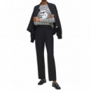 KARL LAGERFELD - Ikon Aquarelle C Lslv Top - 1VE - B3W17043/1VE