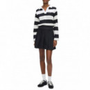 KARL LAGERFELD - Ikon Stripe Lslv Polo - A44 - B3W17041/A44