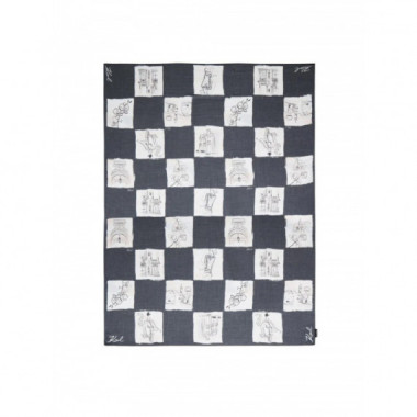 KARL LAGERFELD - K/ballet Chckbrd Modal Scarf - A48 - B3W33021/A48