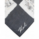 KARL LAGERFELD - K/ballet Chckbrd Modal Scarf - A48 - B3W33021/A48