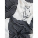 KARL LAGERFELD - K/ballet Chckbrd Modal Scarf - A48 - B3W33021/A48