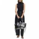 KARL LAGERFELD - K/pierced Md Tote Metallic - 979 - B3W30326/979