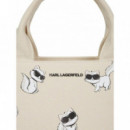 KARL LAGERFELD - Ikon Choupette Md Square Tote - 106 - B3W50064/106