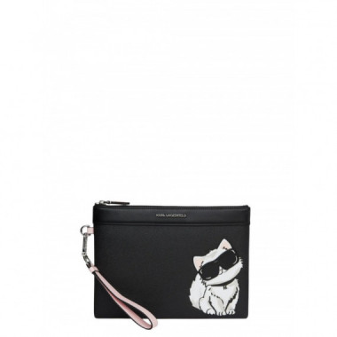 KARL LAGERFELD - Ikon Choupette Pouch - 999 - B3W32088/999