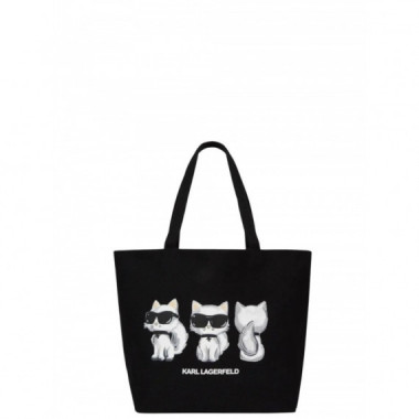 KARL LAGERFELD - Ikon 3SIDES Choup Rev Shopper - 999 - B3W50017/999