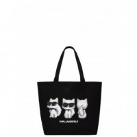 KARL LAGERFELD - Ikon 3SIDES Choup Rev Shopper - 999 - B3W50017/999