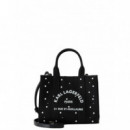 KARL LAGERFELD - K/rsg Square Mini Pearls Tote - 999 - B3W50025/999