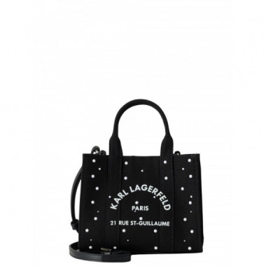 KARL LAGERFELD - K/rsg Square Mini Pearls Tote - 999 - B3W50025/999