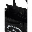 KARL LAGERFELD - K/rsg Square Mini Pearls Tote - 999 - B3W50025/999
