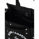 KARL LAGERFELD - K/rsg Square Mini Pearls Tote - 999 - B3W50025/999