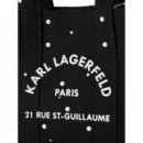 KARL LAGERFELD - K/rsg Square Mini Pearls Tote - 999 - B3W50025/999