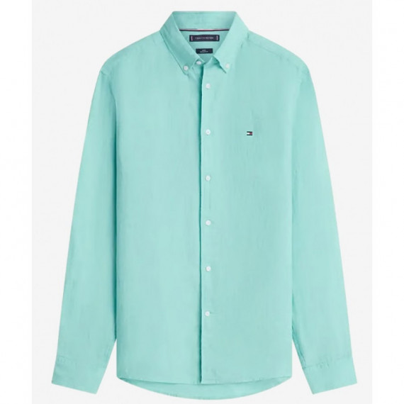 TOMMY HILFIGER - Pigment Dyed Li Solid Rf Shirt - CU2 - F|MW0MW41530/CU2