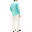 TOMMY HILFIGER - Pigment Dyed Li Solid Rf Shirt - CU2 - F|MW0MW41530/CU2