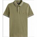 TOMMY HILFIGER - Tipped Slim Fit Seasonal Polo - L01 - F|MW0MW39993/L01