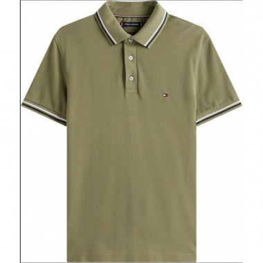 TOMMY HILFIGER - Tipped Slim Fit Seasonal Polo - L01 - F|MW0MW39993/L01