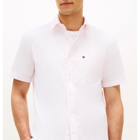 TOMMY HILFIGER - Seersucker Bengal Stripe Shirt - 0D1 - F|MW0MW42407/0D1