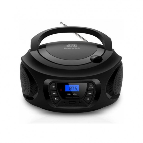 DAEWOO DW3011 Radio Cd, BLUETOOTH ,usb,  Ecualizador Negro