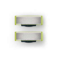 PHILIPS QP220/55 Pack 2X Cuchillas de Recambio para Oneblade Original