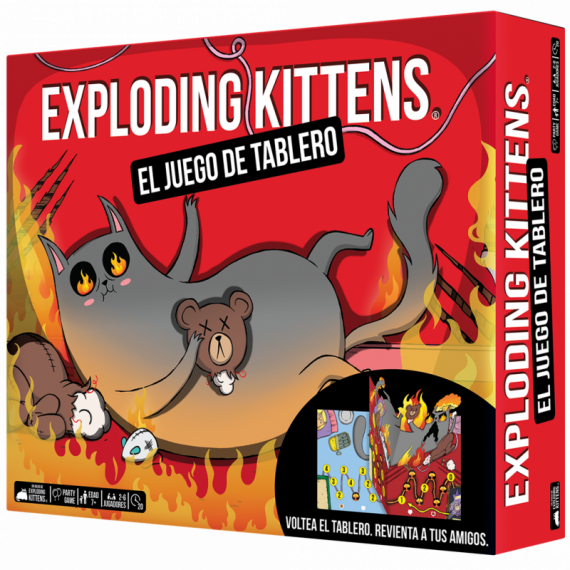 Exploding Kittens: el Juego de Tablero  ASMODEE