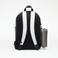 Mochila JORDAN Gris Negra + Estuche