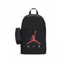 Mochila JORDAN Negra + Estuche