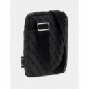 GUESS Bandolera Negra Hmbost P6123-BLA
