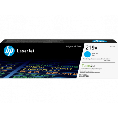 Toner HP 219A Cyan Laserjet Pro 3202DW 3302FDN 3202DN (W2191A)