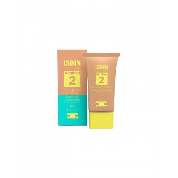 ISDIN OILY SKIN ACNIBEN CC+ CREAM 1 TUBO 40 ML COLOR MEDIUM