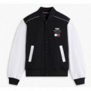 TOMMY HILFIGER - TH X CF1 SCRIPT VARSITY JACKET - BDS - F|MN0MN00083/BDS