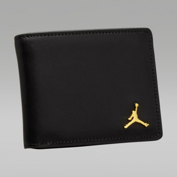 JORDAN Cartera Negra de Piel