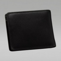 JORDAN Cartera Negra de Piel