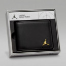 JORDAN Cartera Negra de Piel