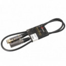 Cable XLR - Canon Macho - Hembra 1mts. Balanceado