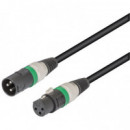 Cable de Micrófono XLR-Canon Macho - Hembra 2mts.