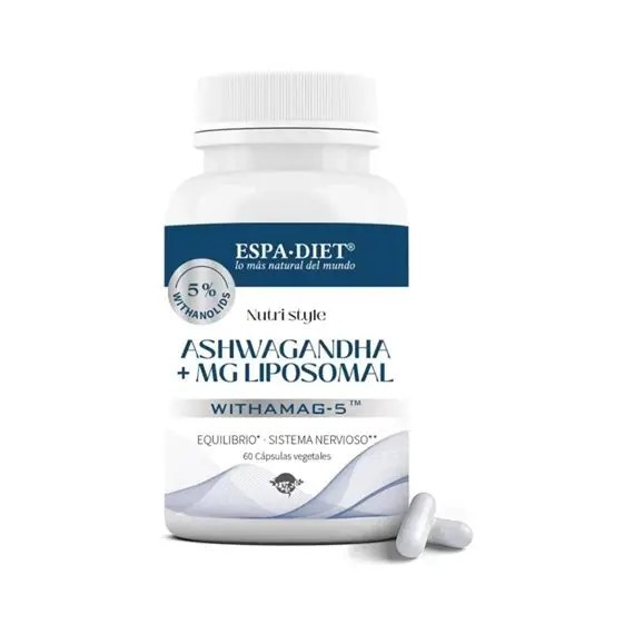 Ashwagandha + Mg Liposomado 60 Capsulas ESPA DIET