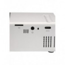 Proyector Portátil Compacto Denver PR-1000 HDMI USB-C Full HD Blanco/Negro
