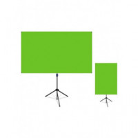 Trípode Reflecta 87772 Pantalla Verde Chroma Key, 200x114cm (16:9)
