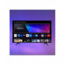 Televisor DLED 32" Sunstech 32SUNSMARTV24, HD, Smart TV, Negro