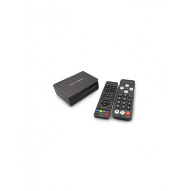 Receptor TDT2 New Digital T2 01DHD con 2 Mandos, Negro