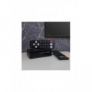 Receptor TDT2 New Digital T2 01DHD con 2 Mandos, Negro