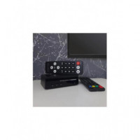 Receptor TDT2 New Digital T2 01DHD con 2 Mandos, Negro