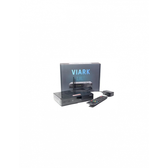 Receptor Satélite Viark LIL2 H265 Full HD DVB-S2 Multistream Negro