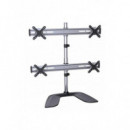 Soporte Reflecta 23281 para 4 Monitores 13-23" VESA, Gris