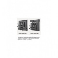 Soporte para Barra de Sonido Reflecta 23188 SBH114 Negro