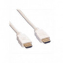 Cable HDMI Macho/Macho ICO de Alta Velocidad con Ethernet 1080P/2K/3D Blanco